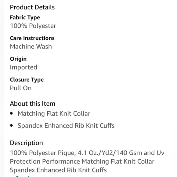 Mens XL Core 365 men’s long sleeve polo in navy blue - Picture 3 of 9